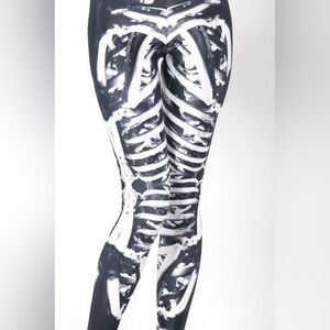 Blackmilk Bone Machine Leggings in SMALL